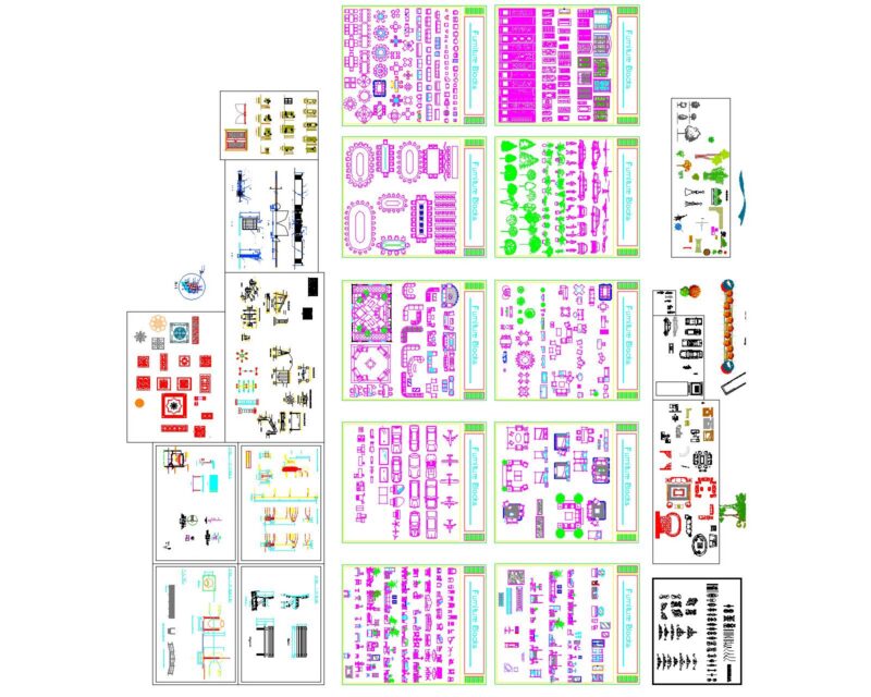AutoCAD Drawing Library DWG Blocks