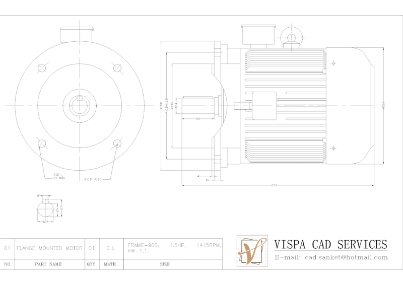 1.5 HP ELECTRIC MOTOR