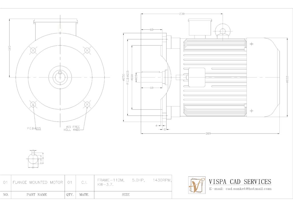 5.0 HP ELECTRIC MOTOR