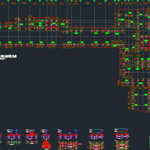 Pile Cap Reinforcement Drawing & Combined Footing Detail - 20 inch dia ...