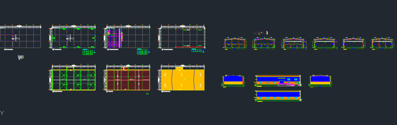 Complete Set of Steel Structure Drawing