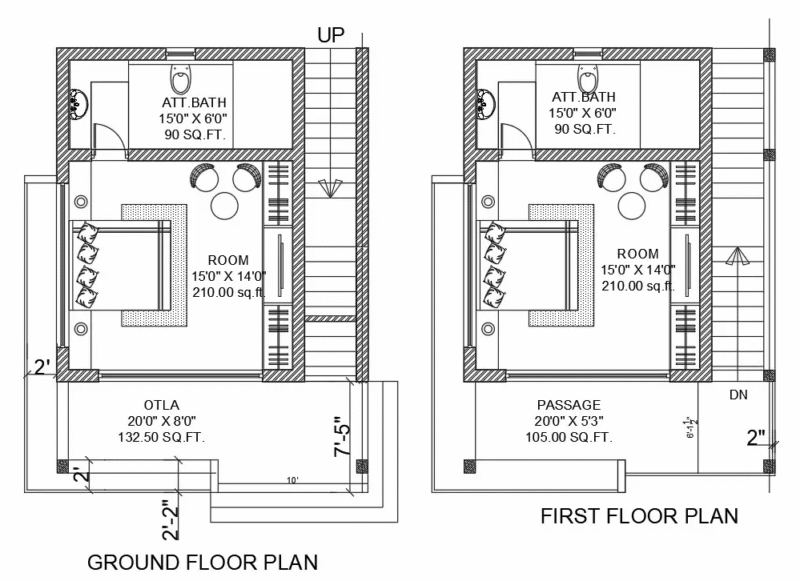 Master Bedrooms Plan AutoCAD Drawing Download DWG File