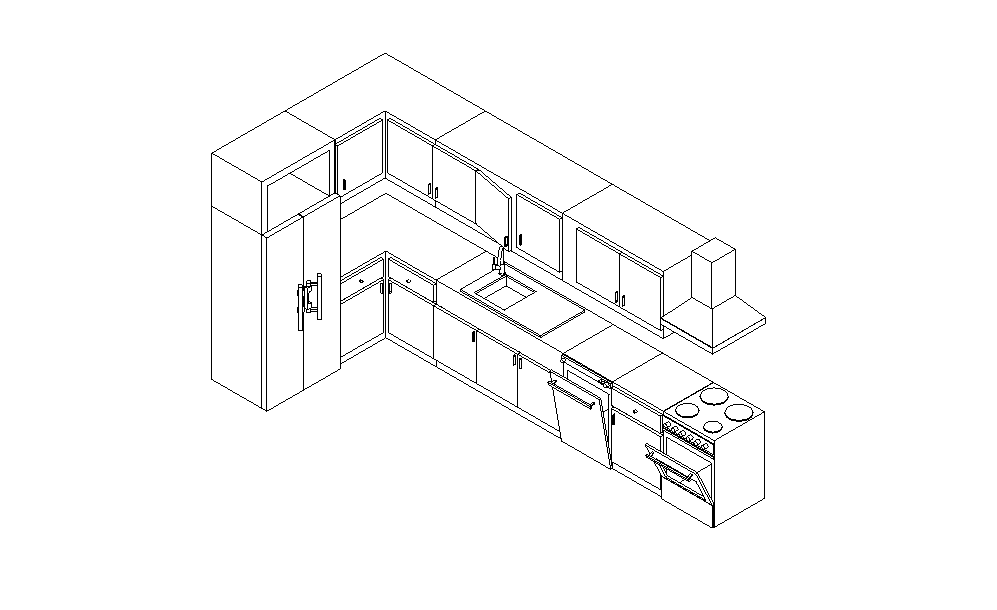 Kitchen in Revit 2020 • Designs CAD