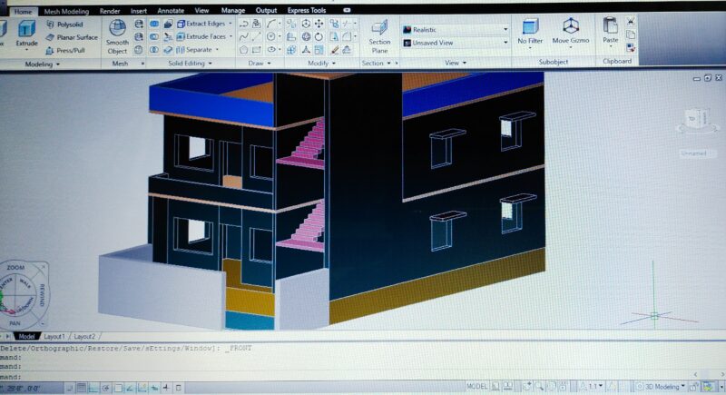 House Plan Original in 3Ds MAX