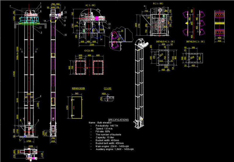 Bulk Elevator