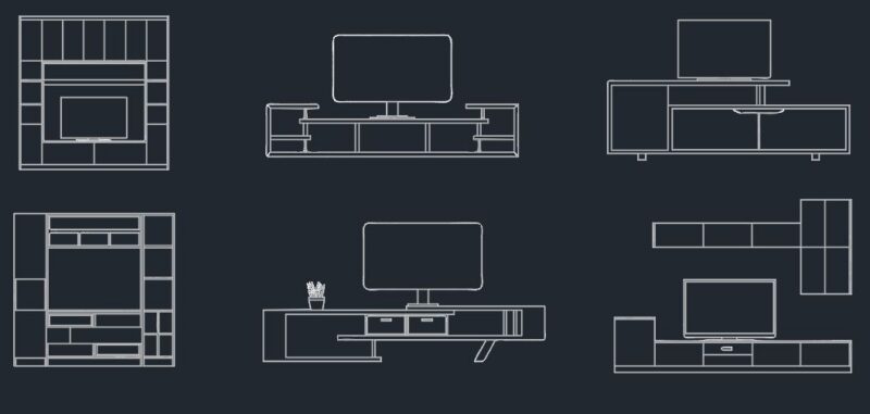 TV Unit on TV Stand & TV Cabinets