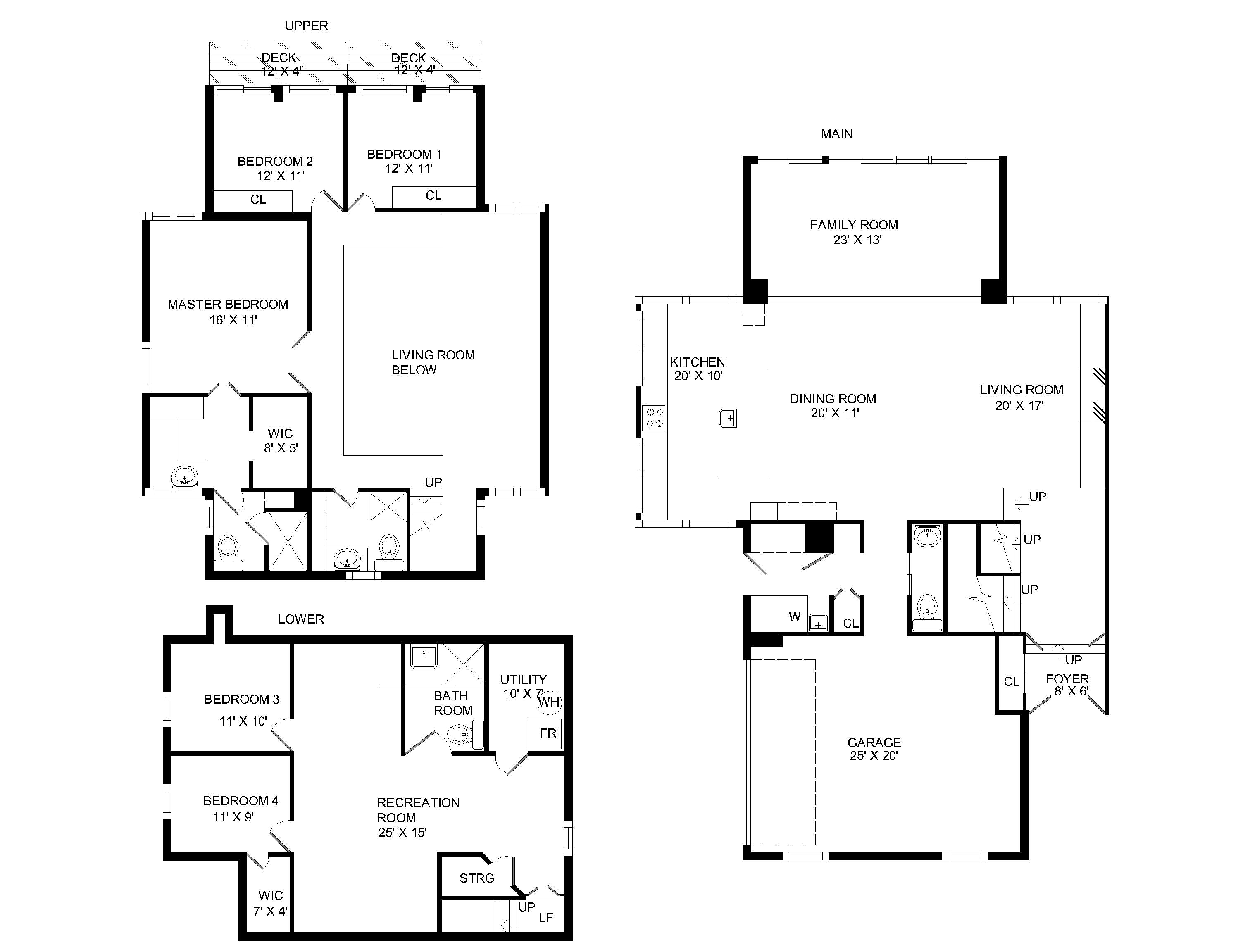 Town House Ground Floor Plan 2D Drawing Download PDF File - Cadbull