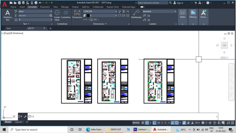 Residential 25’x73′ Feet
