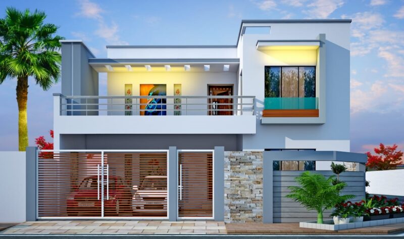 37’x73′ 12 Marla House Plan (225 Per Sft)
