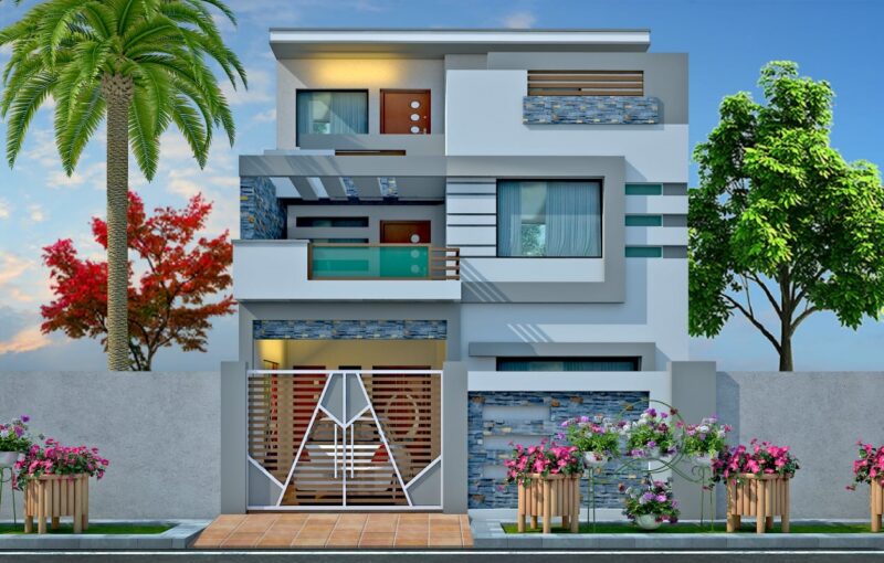 25′ x 45′ 5 Marla House Plan (225-Per Sft)