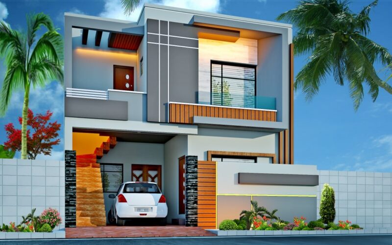 Plot size 27’x50′ 5 Marla House Plan