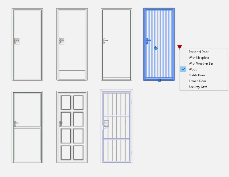 Dynamic Single Door Block