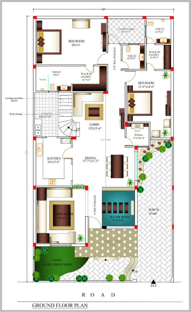 Duplex Floor Plan
