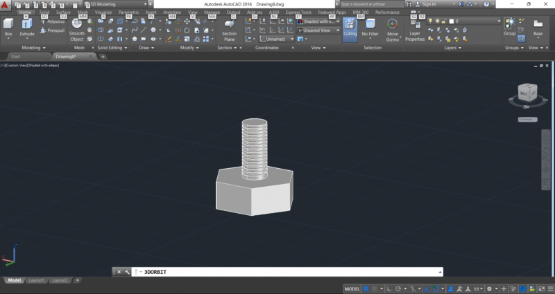 bolt 3d model