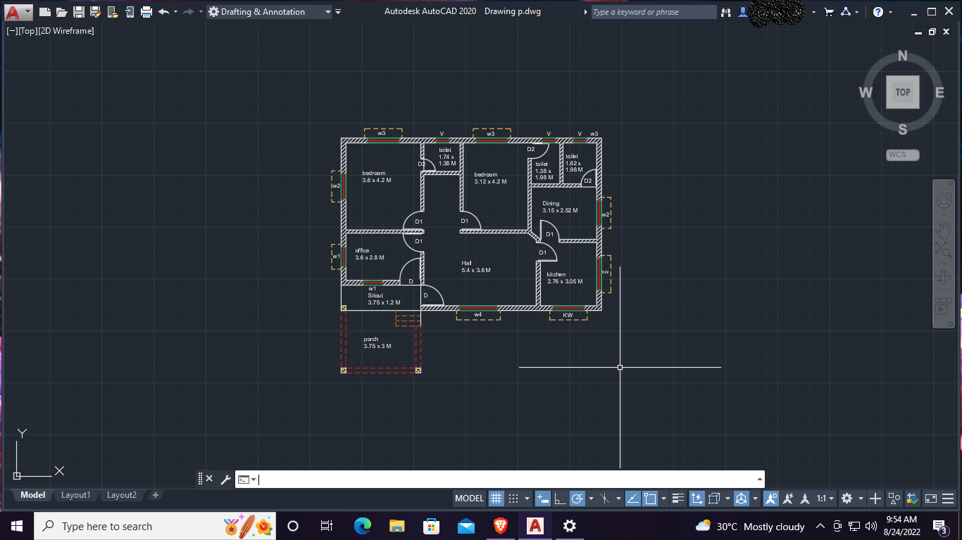 Make architectural and civil drawings in autocad by Junaidshafique | Fiverr