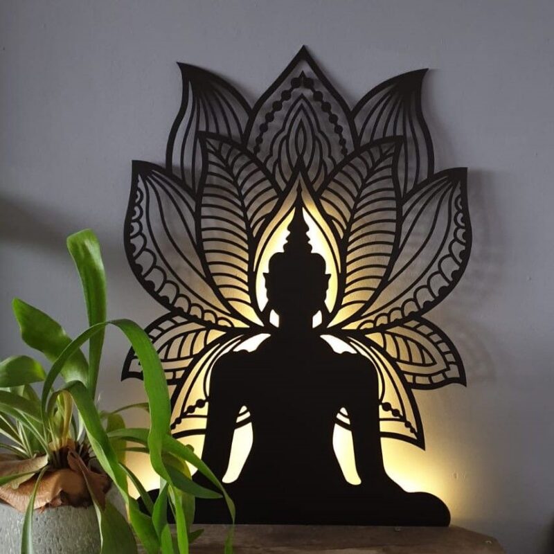 Buddha God CNC Lasser Cutting Desing