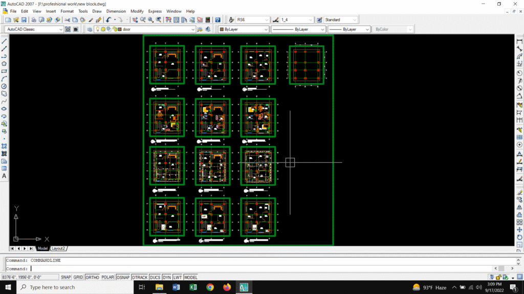 It s block…there are every floor plan,presention plan.working plan,celling & lintle plan