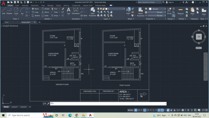 HOUSE PLAN / VILLA