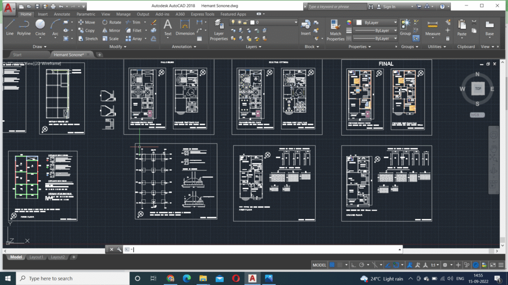 AutoCAD FILE HOUSE PLAN