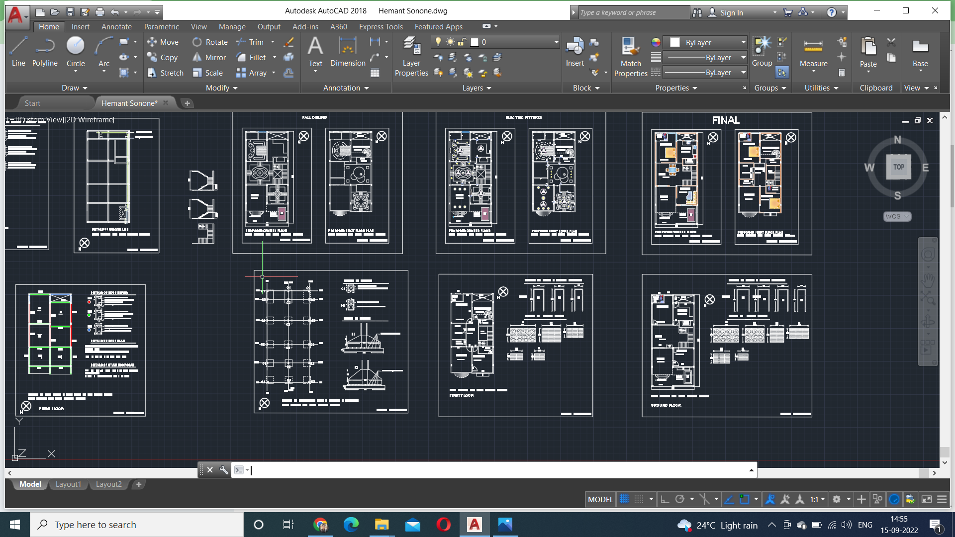 AutoCAD FILE HOUSE PLAN Designs CAD