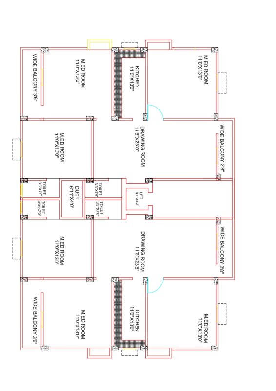 2d house plan