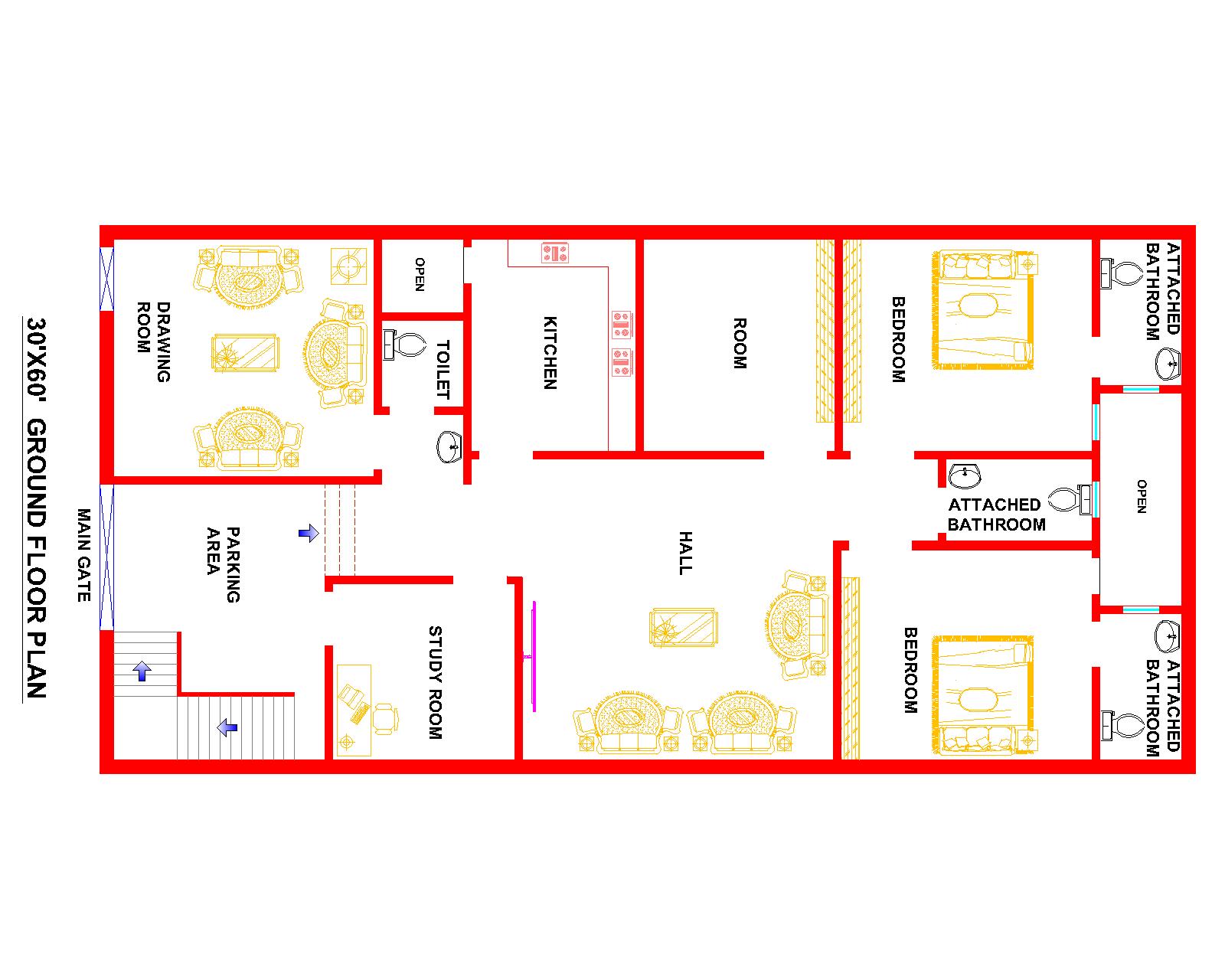 HOUSE PLAN • Designs CAD