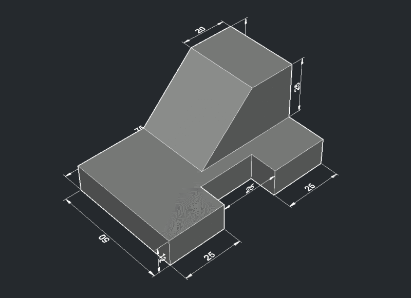 ISOMETRIC BLOCK BY SIZE 75X50X37