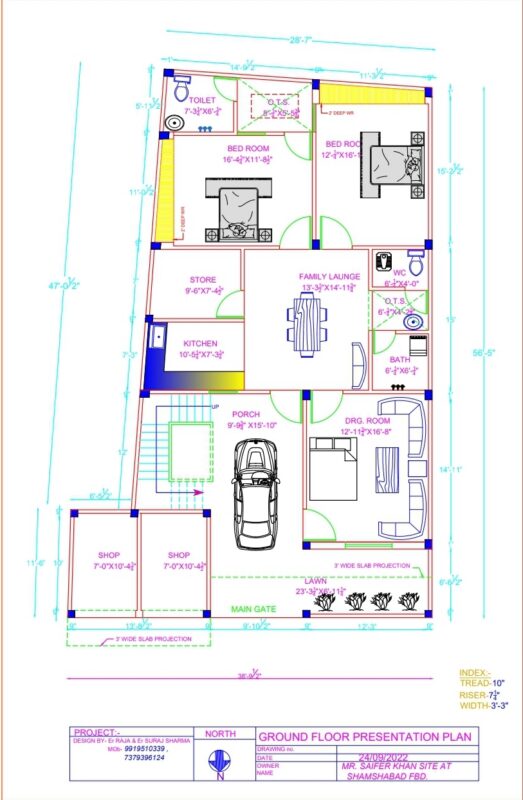 House plan ground floor
