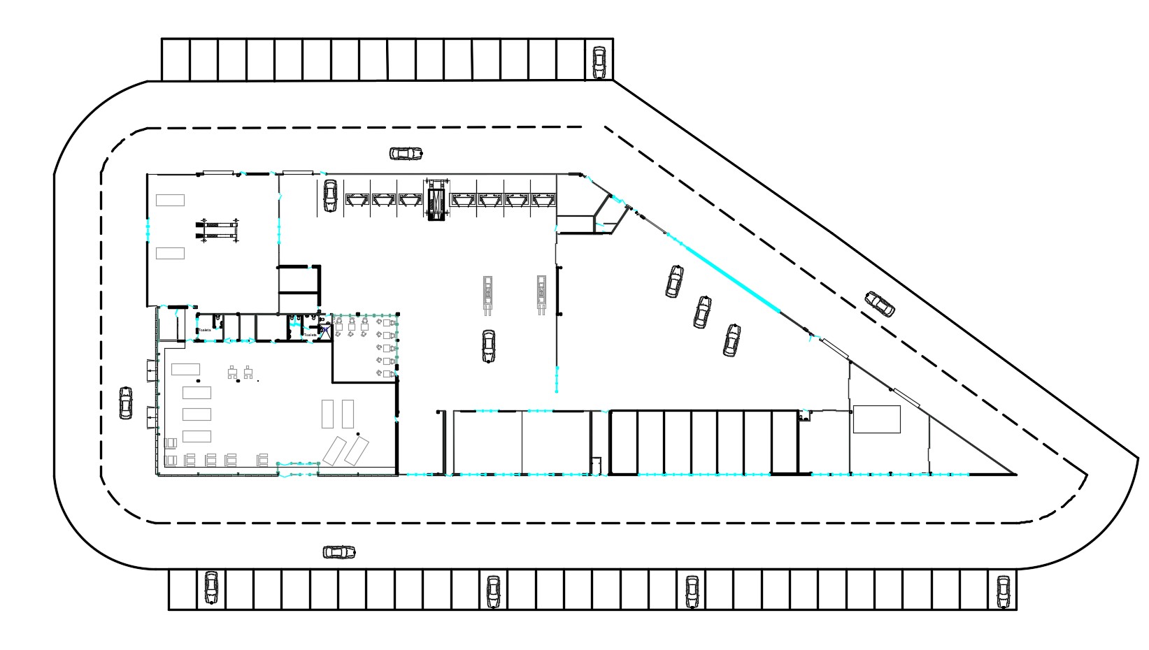 Service Auto and Showroom | Designs CAD