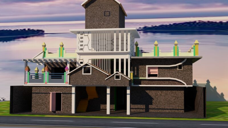3d design color full in 3d max vray