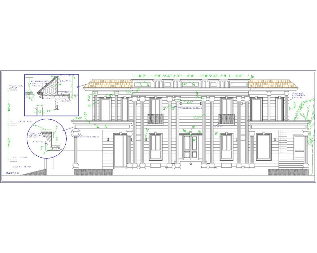 Villa Elevtion Detail