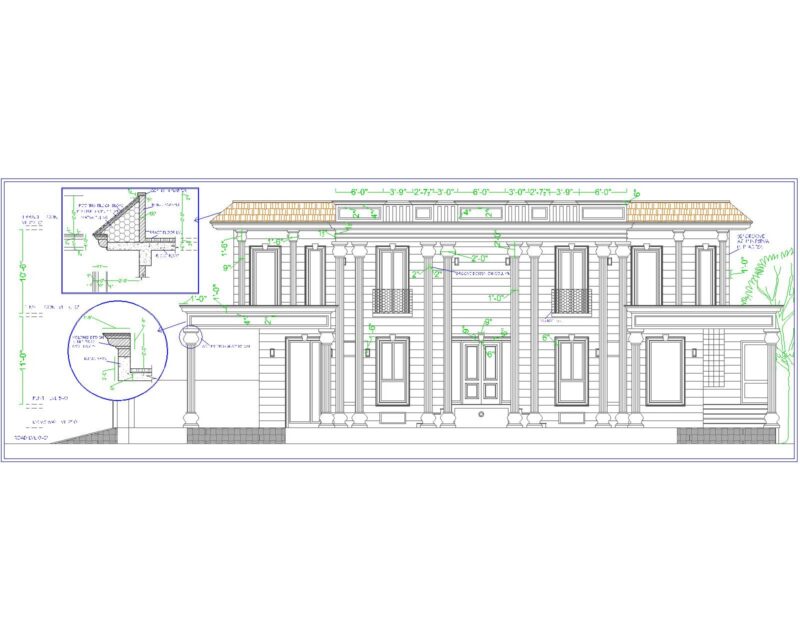 Villa Elevtion Detail