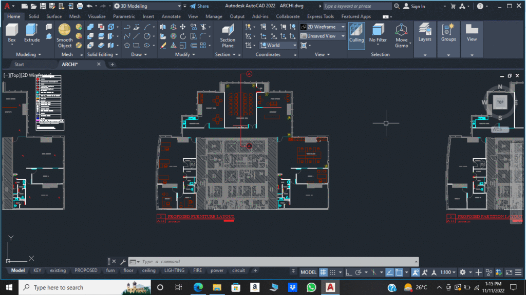 Office Plan 500 sqm
