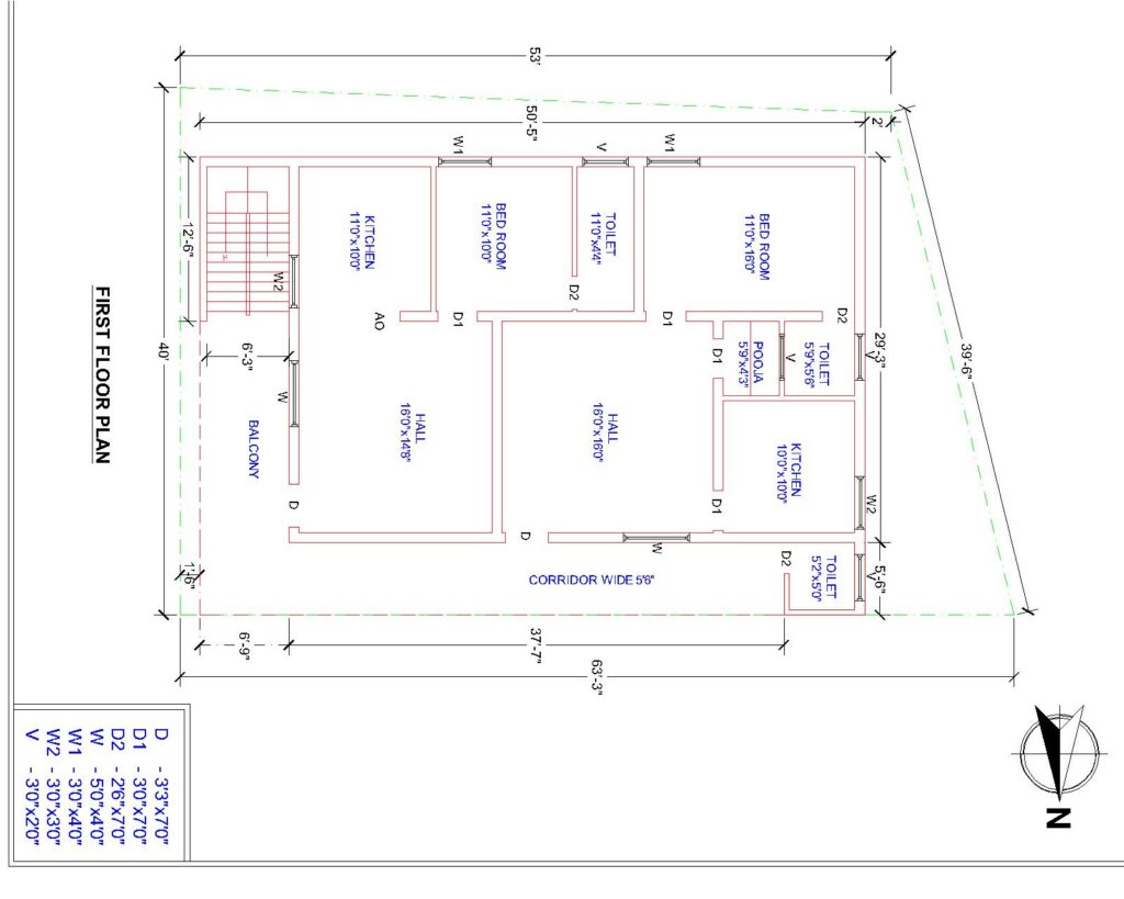 FIRST FLOOR DRAWING