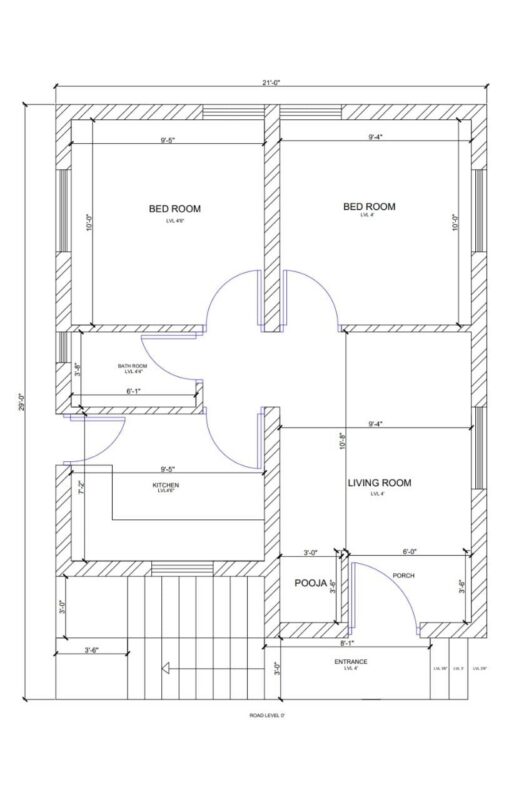 21X29 INDIAN STYLE CONTEMPARY HOUSE