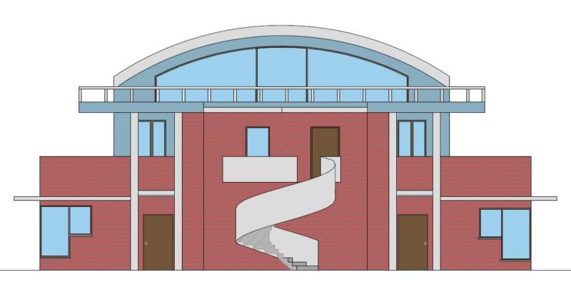 Villa floor plans and facades