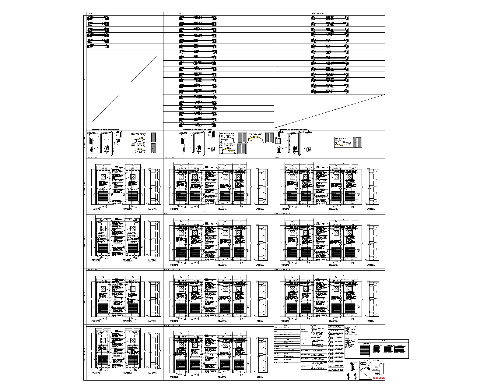 DETAIL CUTFIRE DOOR Designs CAD