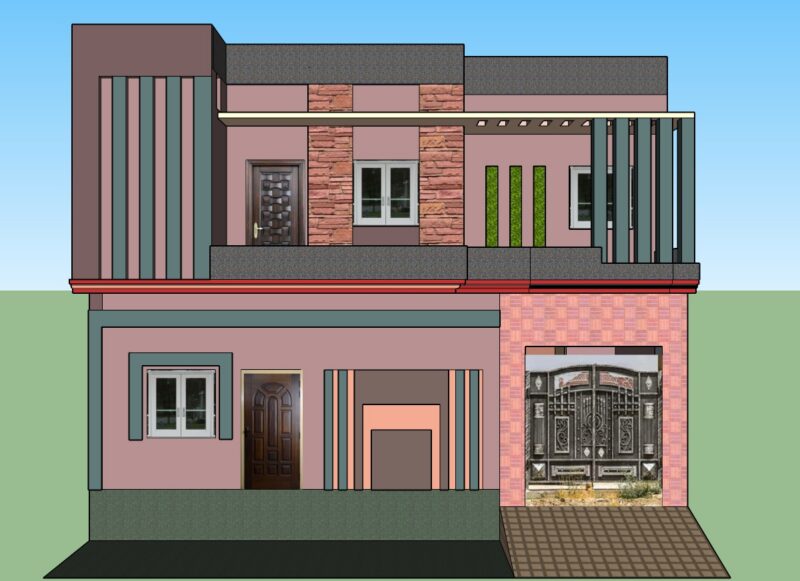 2d,3d drawing in house