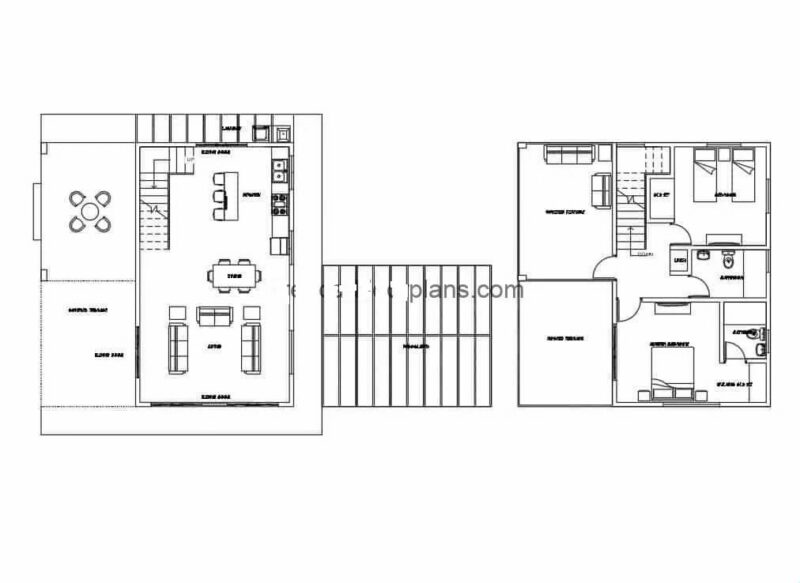two story house