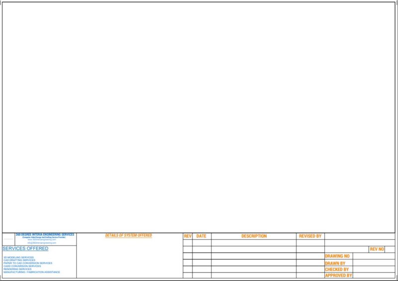 AutoCAD Custom template Drawing Template