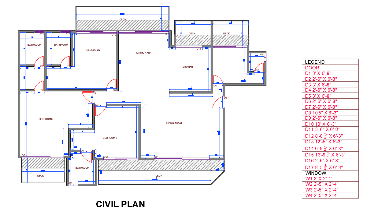 Your sketch (floor plan,civil & mechanical drawing) to Autocad 2d drawing.  | Upwork