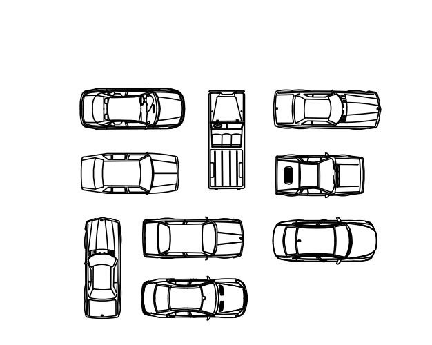 2D car block for autocad • Designs CAD