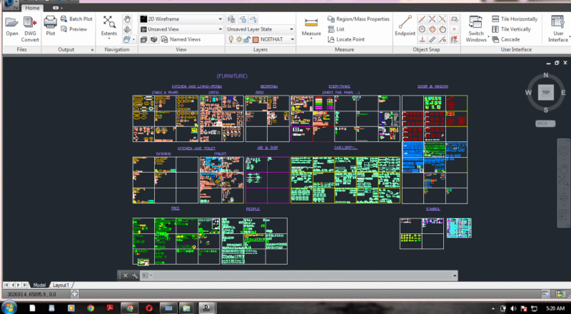 Largest collection of AutoCAD blocks