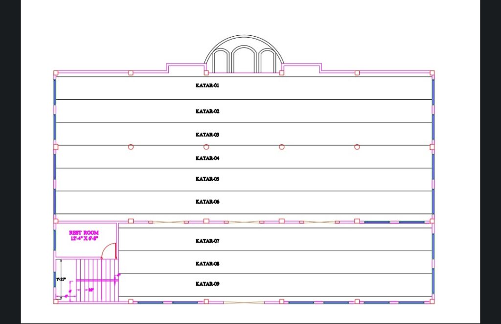 Mosjid 3d Elevation