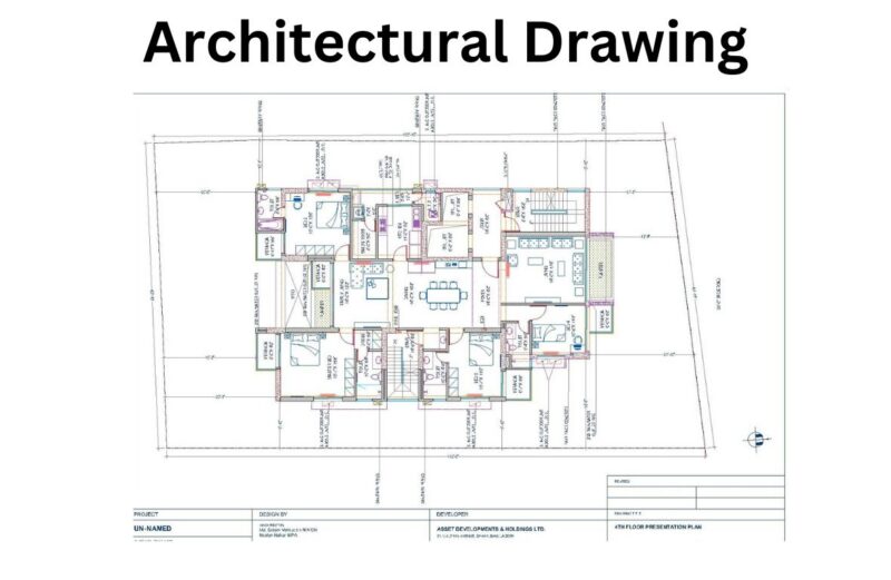 2 basement with 12 storied building(Architectural &Structural full drawing)