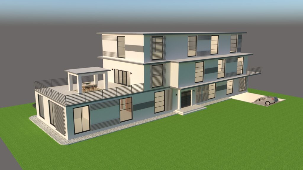 HOUSE DESIGN EXTERIOR RENDERING