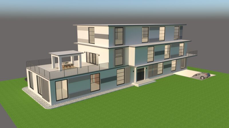 HOUSE DESIGN EXTERIOR RENDERING