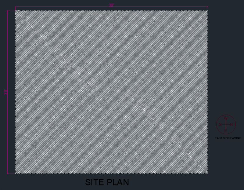 1287 SQFT EAST FACING GROUND AND FLOOR PLAN