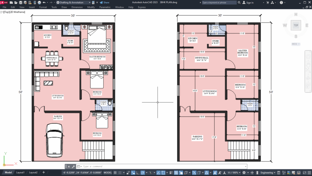 3 BHK PLAN