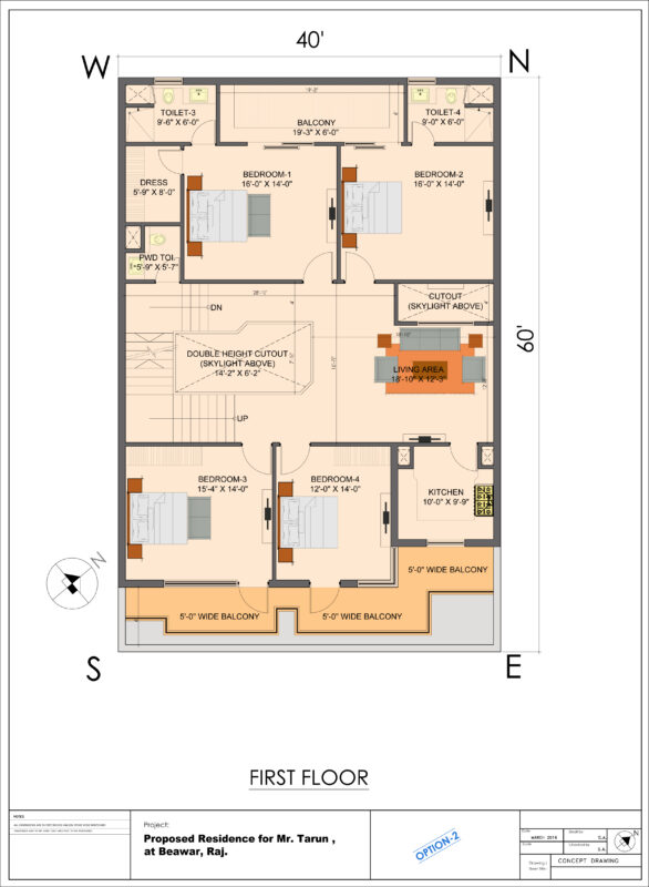 6 Bedroom House – 2 Floors